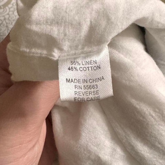 For Cynthia Boho Fringe Skirt L Beige Blue Embroidered Tassel Hem Festival Vibe - Picture 7 of 7